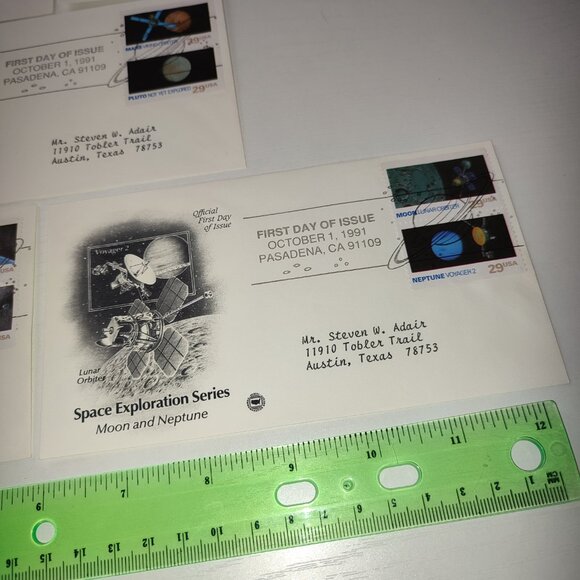 Set 5 FDC 1991 Space Exploration Planets Collectible Vintage Covers Cosmos - Picture 3 of 7